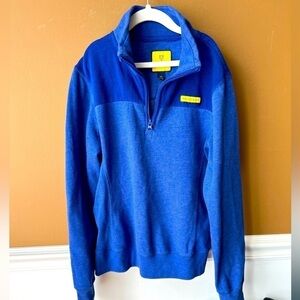 Prince & Fox Boys Size Small Blue Quarter Zip Sweatshirt